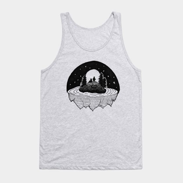 Silent Forest Tank Top by negativepizza